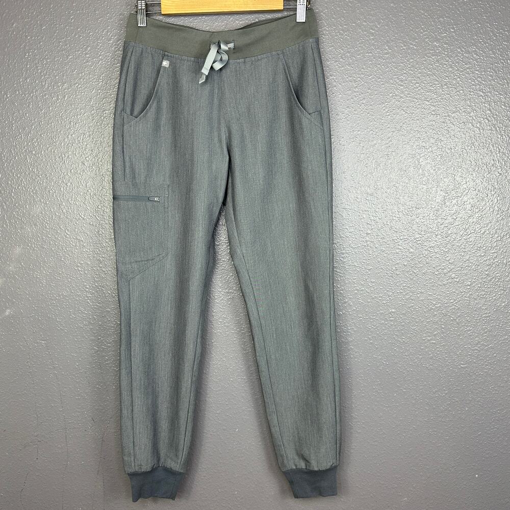 Figs Pants Women’s XS Gray High Waisted Zamora Jogger Scrub W20SW2028P PO# 2011